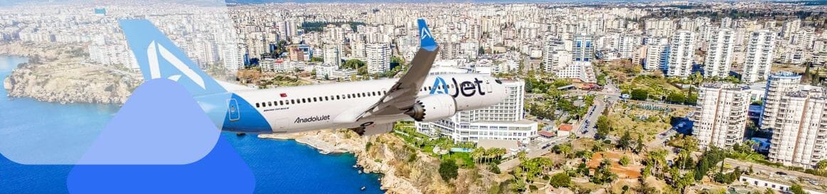 AJet popular destinations